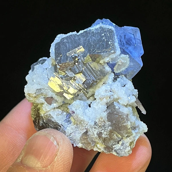 Blue Fluorite Crystal-ToShay.org