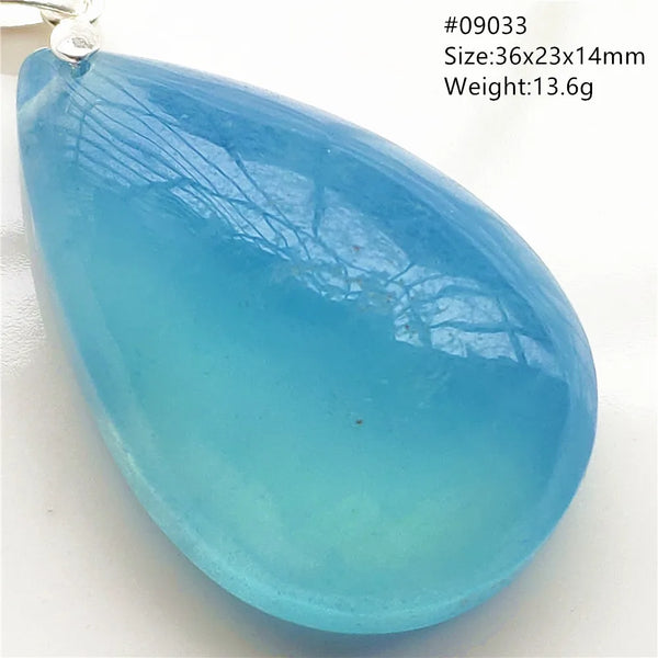 Blue Aquamarine Pendant-ToShay.org