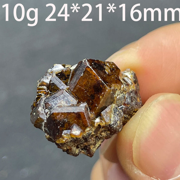 Red Garnet Quartz Cluster-ToShay.org