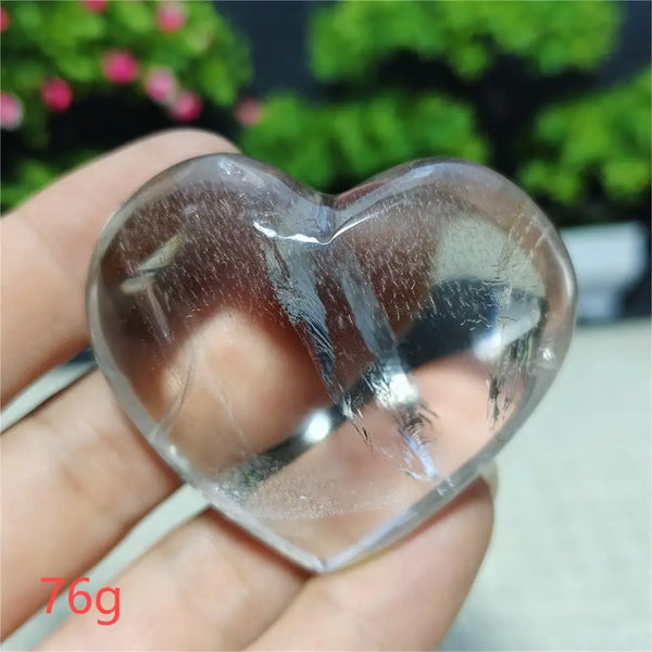 Clear Crystal Heart-ToShay.org