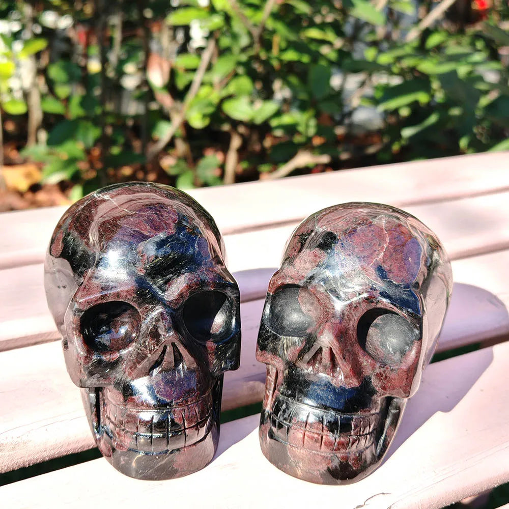 Red Garnet Skull-ToShay.org