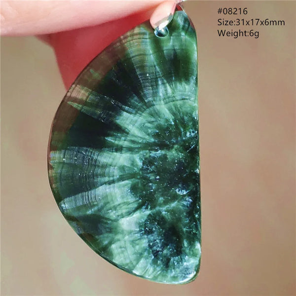 Green Seraphinite Pendant-ToShay.org