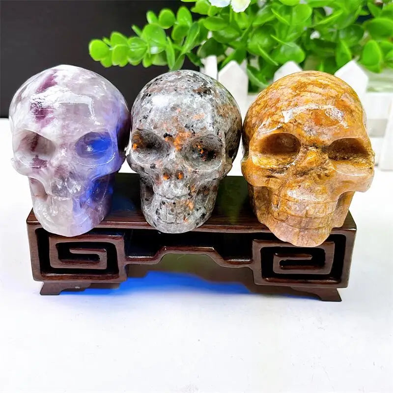 Mixed Crystal Quartz Skulls-ToShay.org