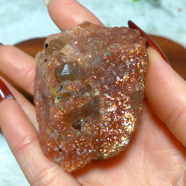 Orange Sunstone Crystal-ToShay.org