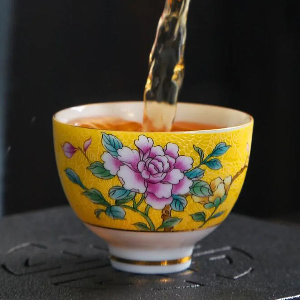 Enamel Porcelain Tea Cup Set-ToShay.org