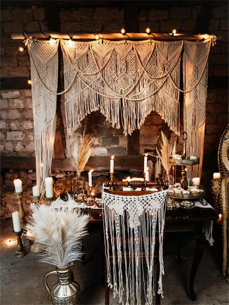 Macrame Curtain-ToShay.org
