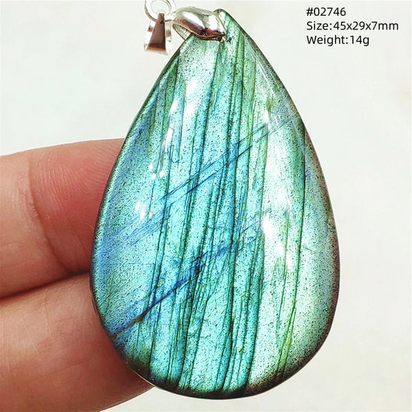 Blue Light Labradorite Pendant-ToShay.org