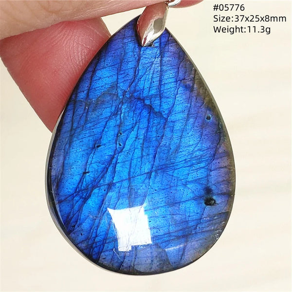 Blue Purple Labradorite Pendant-ToShay.org