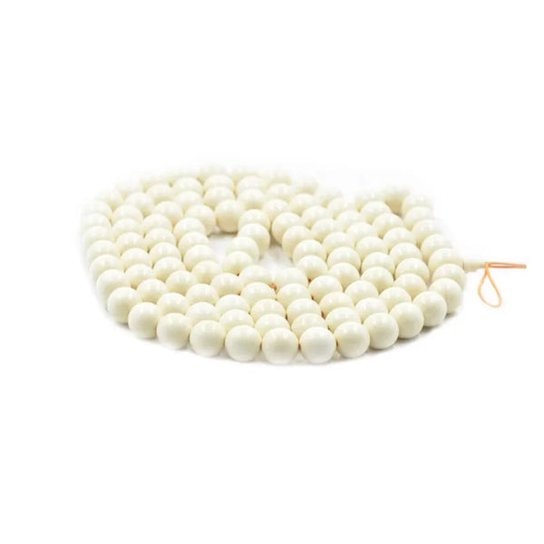 White Ivory Prayer Beads-ToShay.org