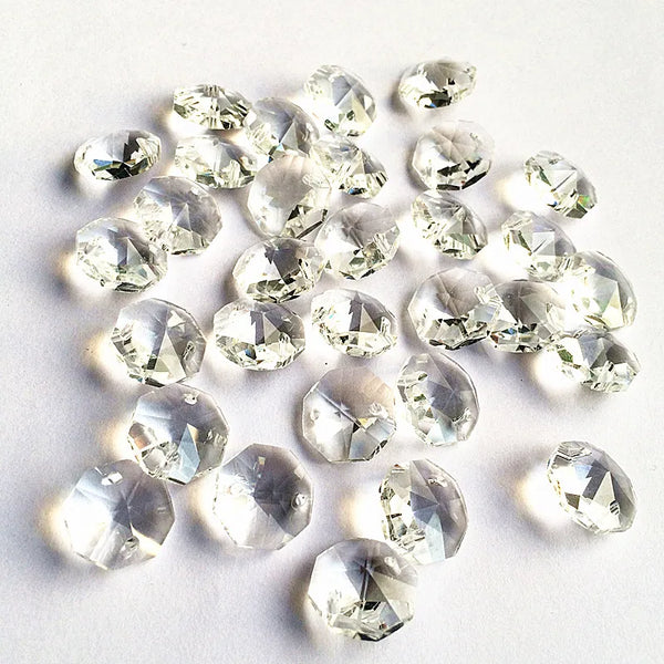 Clear Crystal Octagon Beads-ToShay.org
