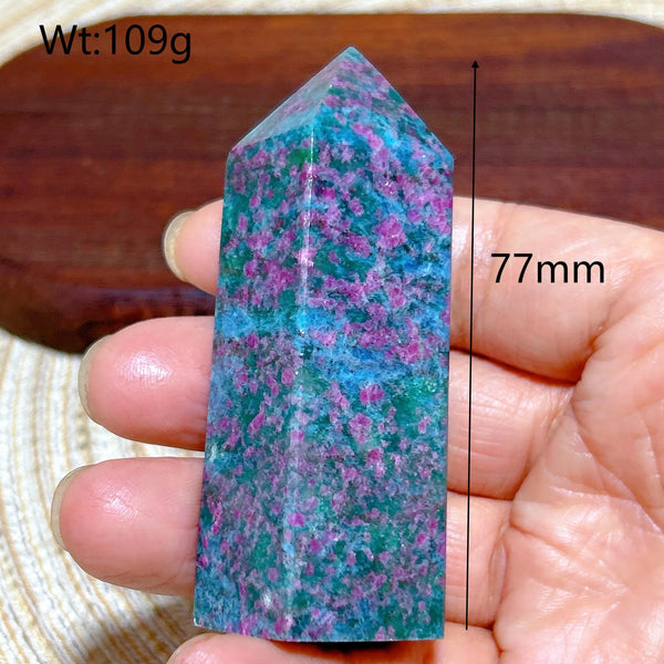 Green Ruby Kyanite Tower-ToShay.org