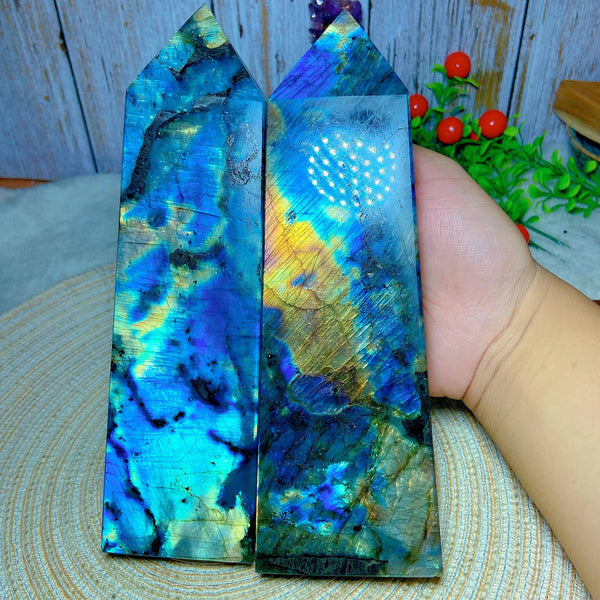 Blue Labradorite Obelisk-ToShay.org