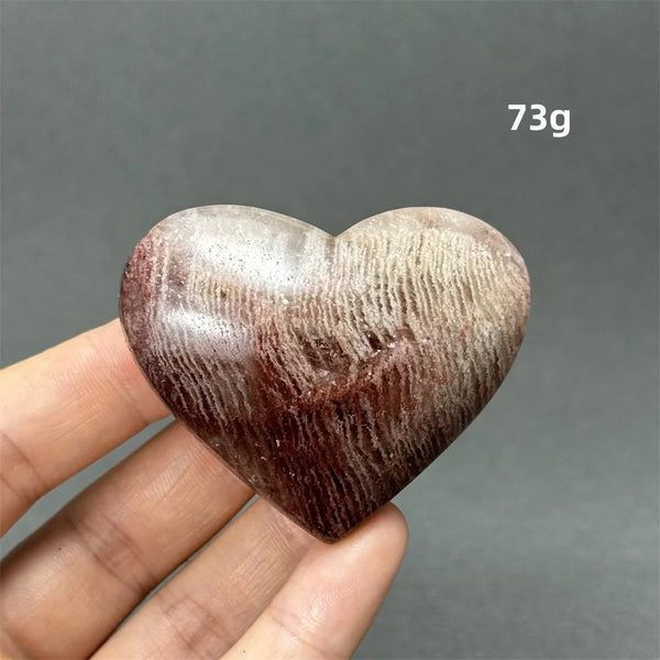 Green Ghost Quartz Heart-ToShay.org