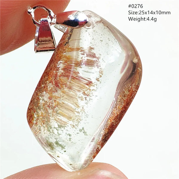 Green Phantom Quartz Pendant-ToShay.org
