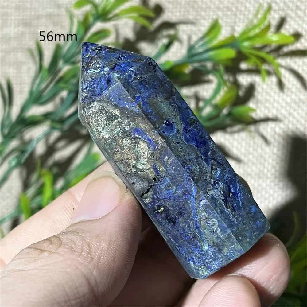 Blue Chrysocolla Point Wand-ToShay.org