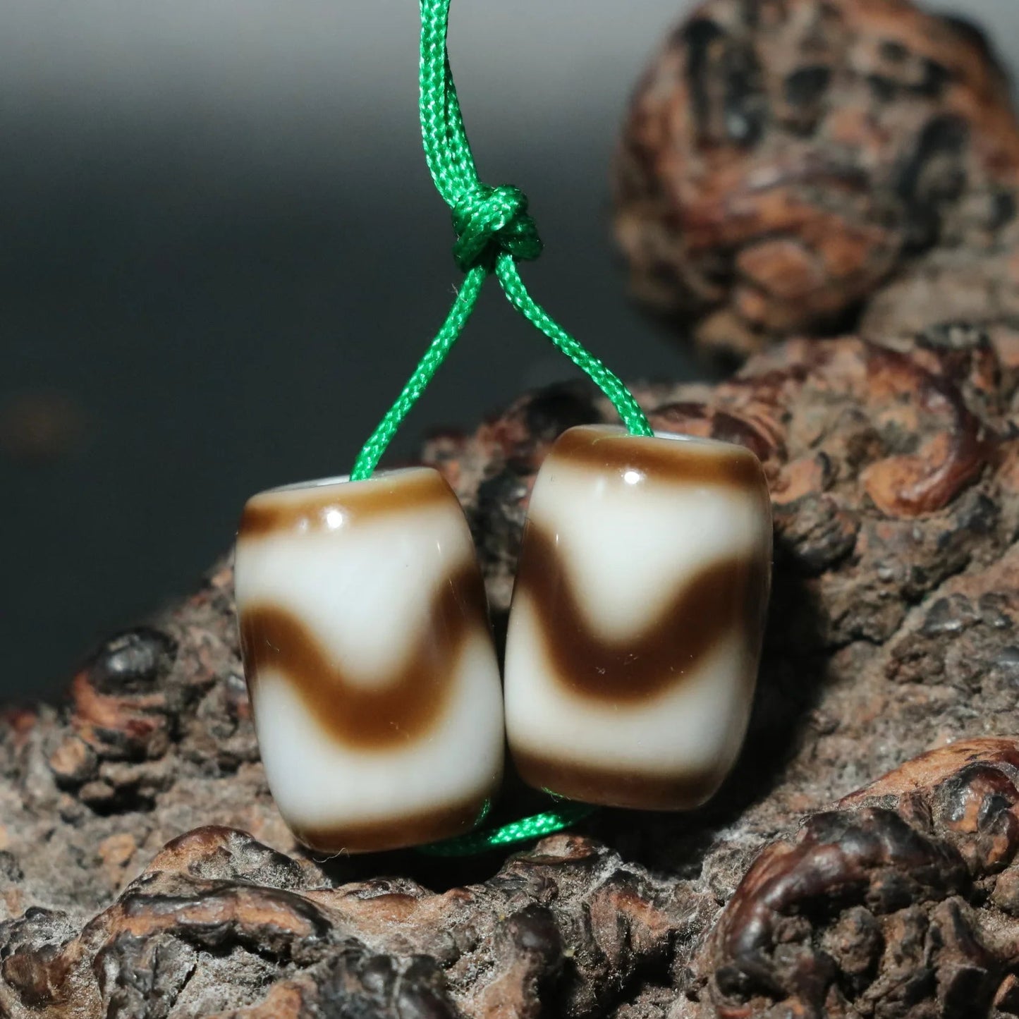 Tibetan Agate Dzi Bead-ToShay.org