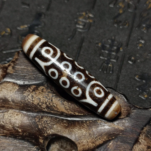 Tibetan Agate Eyes Dzi Beads-ToShay.org