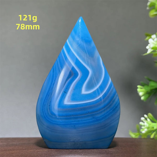 Blue Agate Torch-ToShay.org