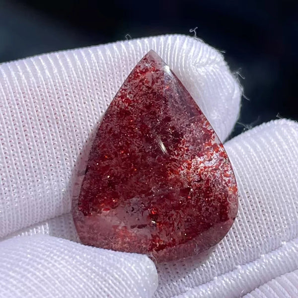 Red Rutilated Quartz Pendant-ToShay.org