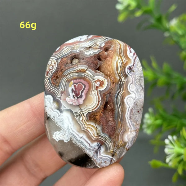 Red Agate Palm Stone-ToShay.org