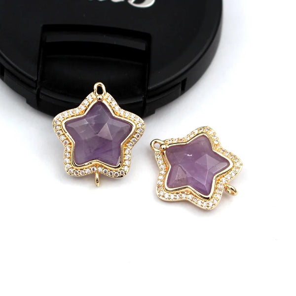 Mixed Crystal Star Charms-ToShay.org