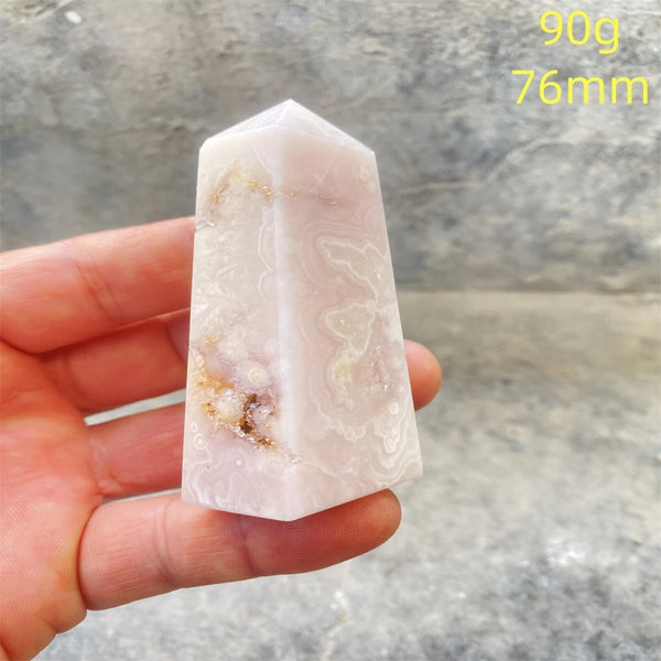 Pink Amethyst Cherry Blossom Agate-ToShay.org