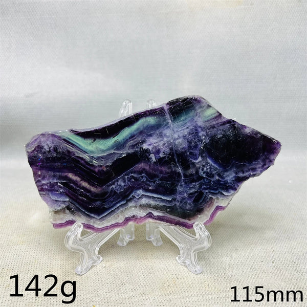 Purple Fluorite Rainbow Slice-ToShay.org