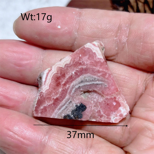 Pink Rhodochrosite Slice-ToShay.org