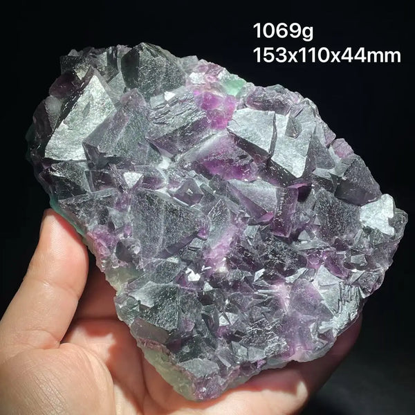 Purple Green Fluorite Quartz-ToShay.org