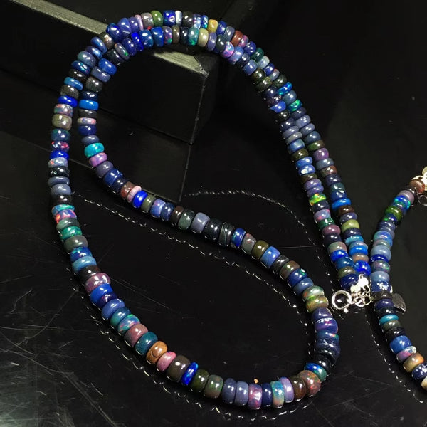 Black Opal Abacus Beads-ToShay.org