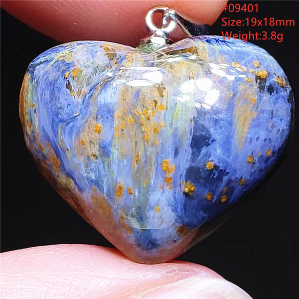 Blue Pietersite Chatoyant Pendant-ToShay.org