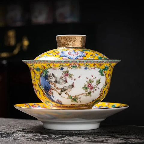 Gaiwan Ceramic Tea Bowl-ToShay.org