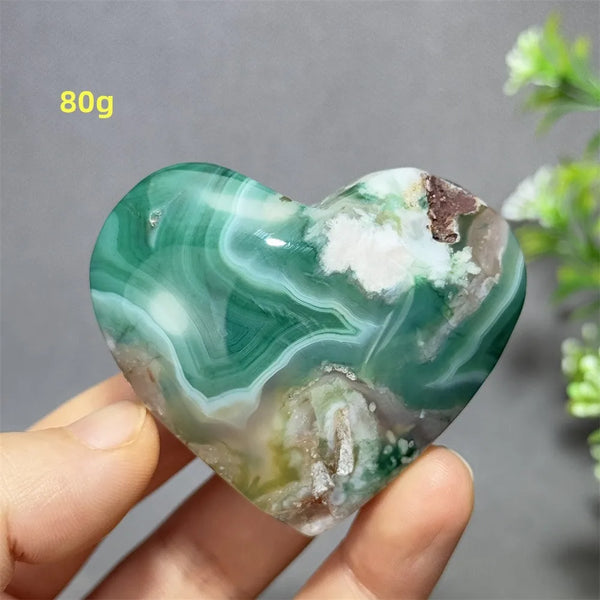 Green Cherry Blossom Agate-ToShay.org