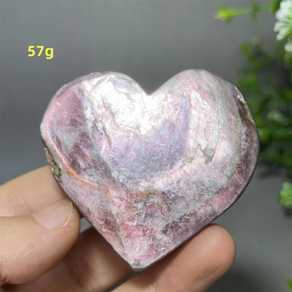 Purple Lithium Mica Heart-ToShay.org