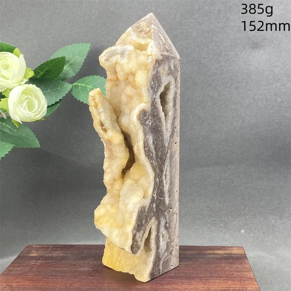 White Fluorite Cluster Point-ToShay.org