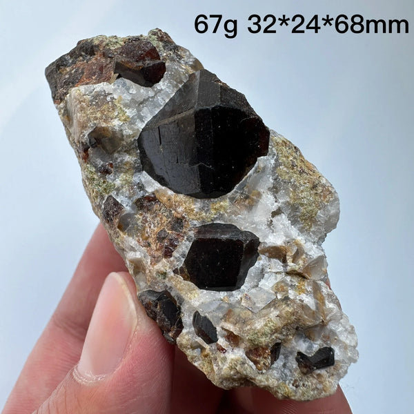 Red Garnet Quartz Crystals-ToShay.org