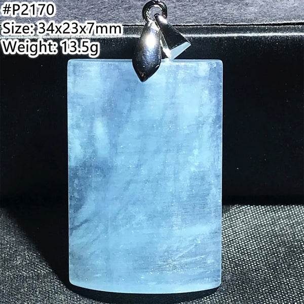 Blue Aquamarine Pendent-ToShay.org