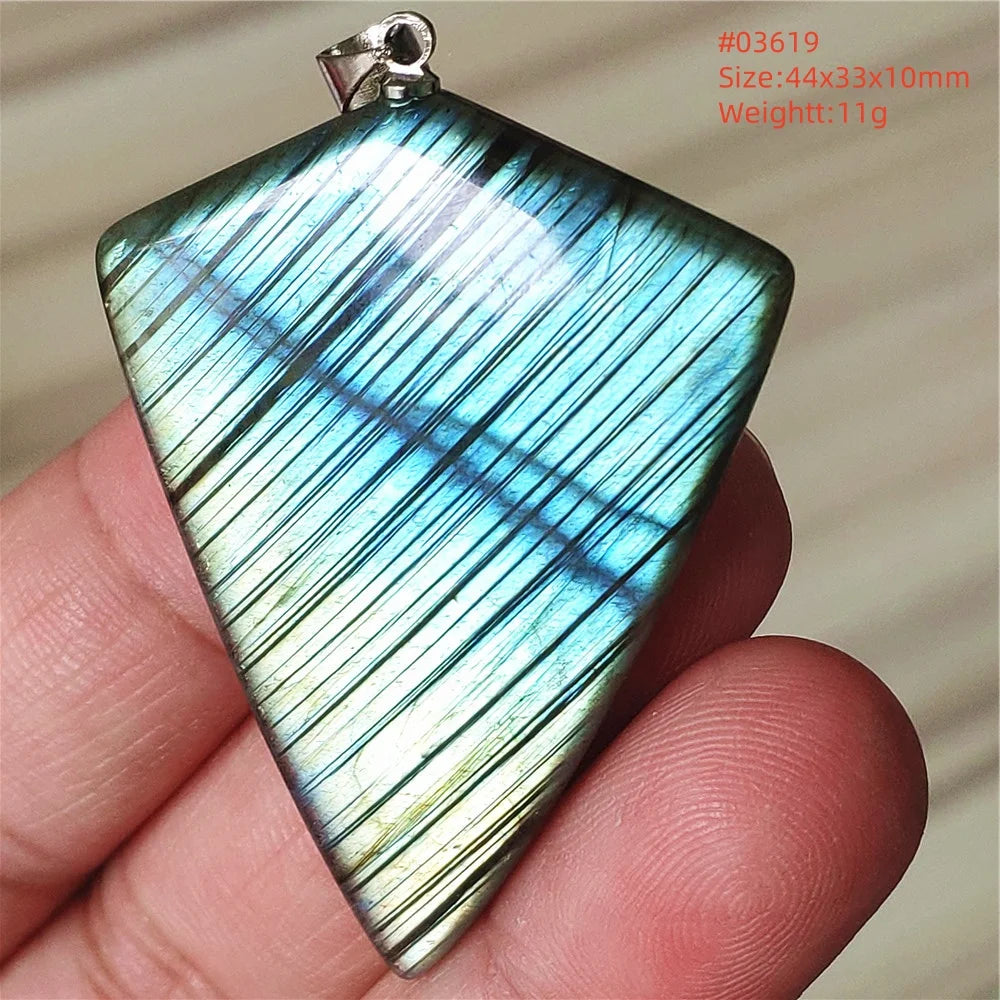 Blue Purple Labradorite Pendant-ToShay.org