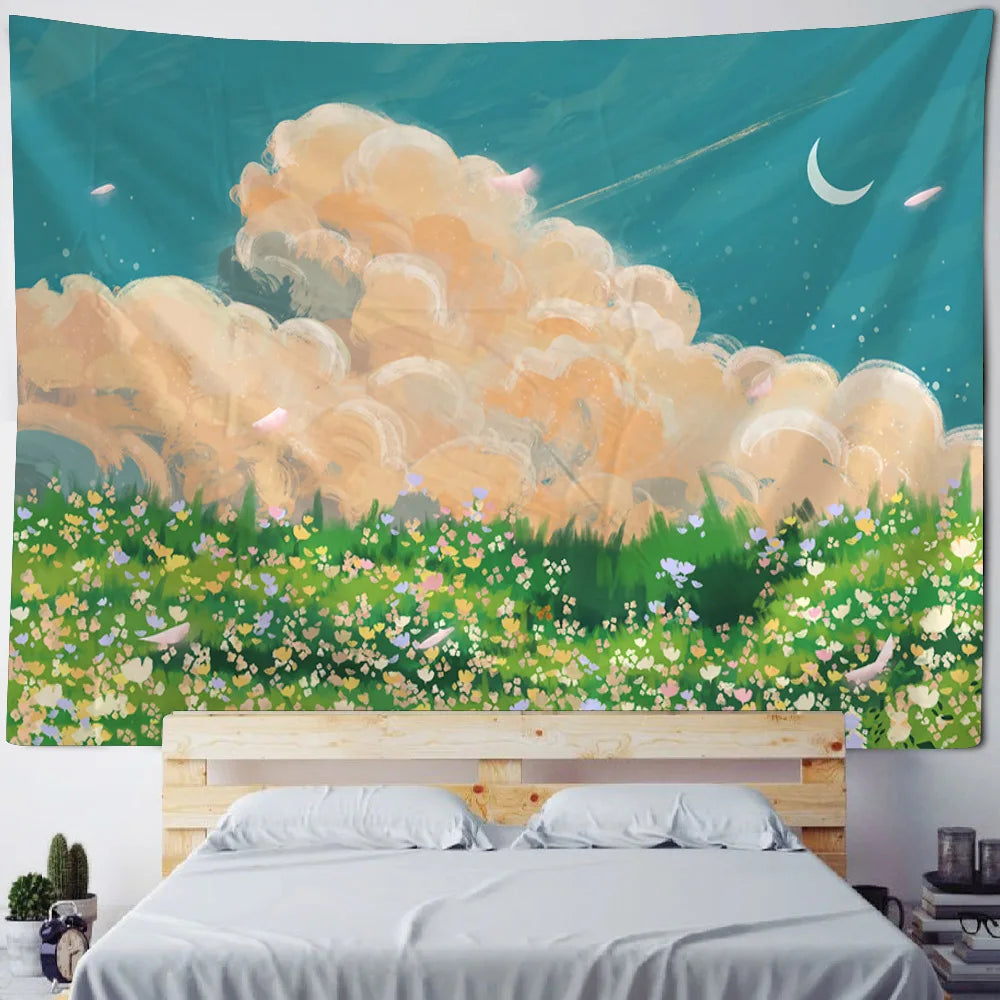 Cloudy Sky Tapestry-ToShay.org