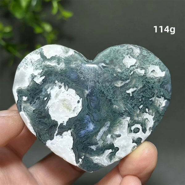 Green Aquatic Agate Heart-ToShay.org
