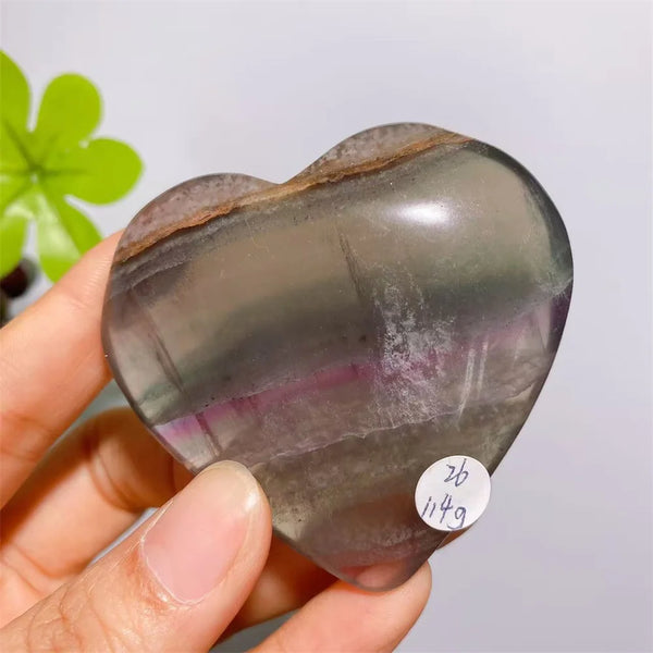 Rainbow Fluorite Hearts-ToShay.org