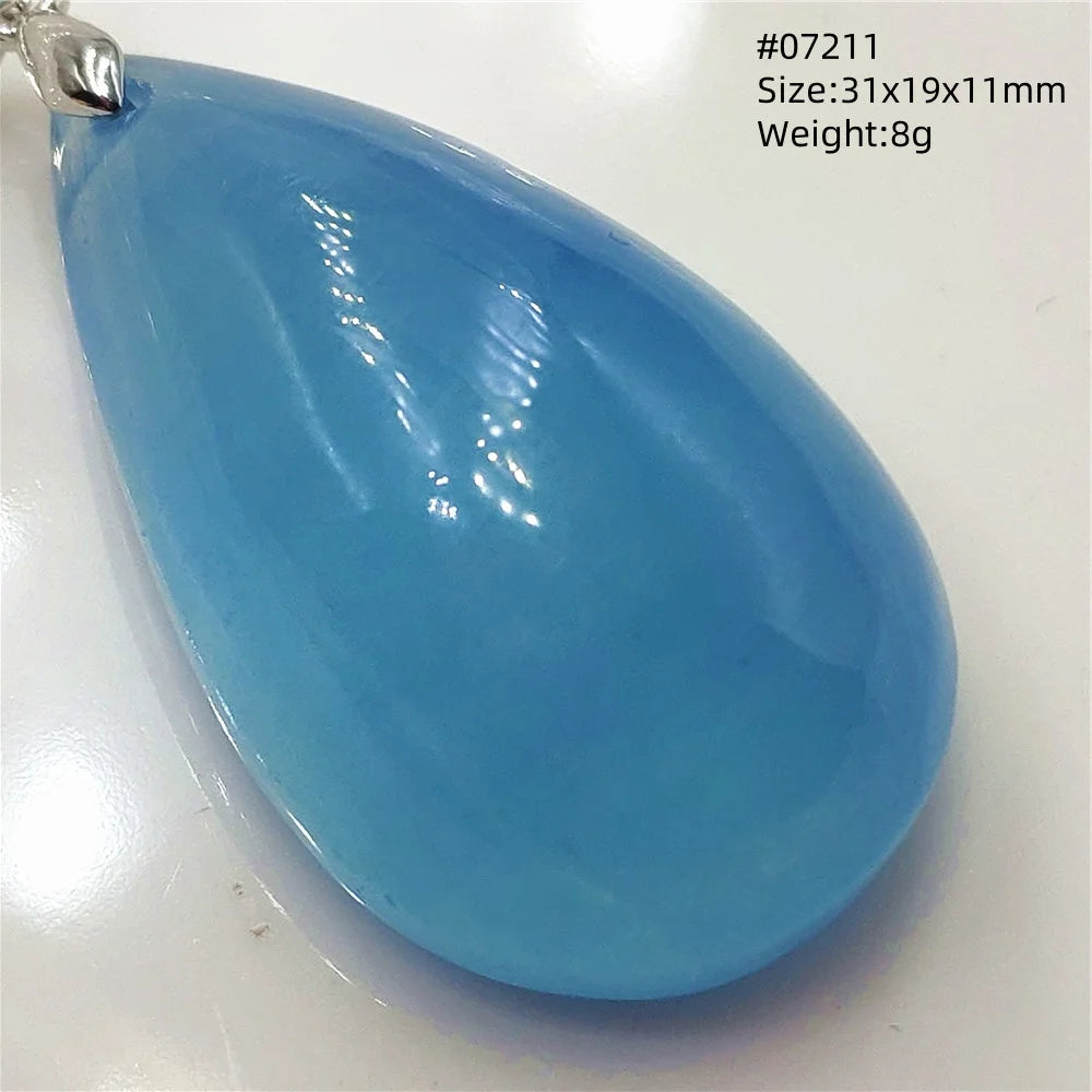 Blue Aquamarine Pendant-ToShay.org