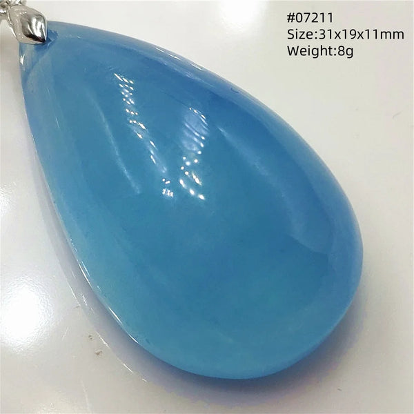 Blue Aquamarine Pendant-ToShay.org