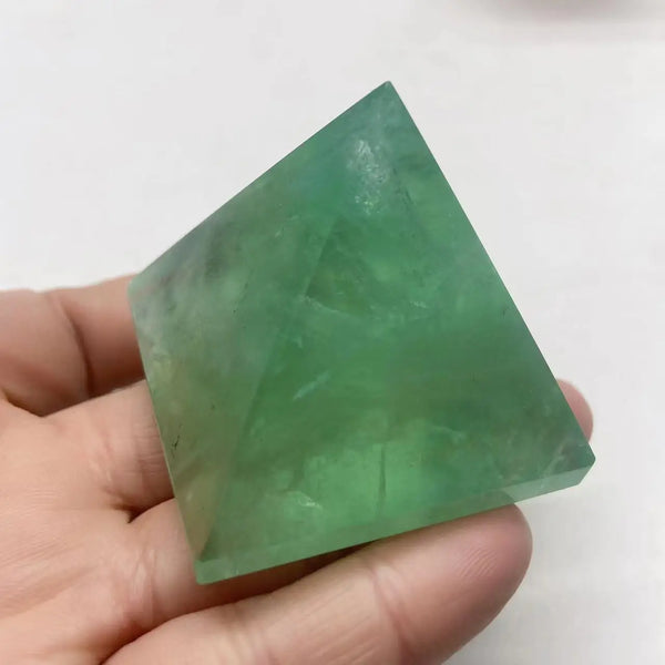 Green Fluorite Pyramid-ToShay.org