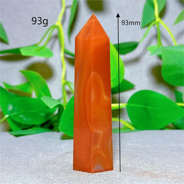 Orange Carnelian Quartz Tower-ToShay.org