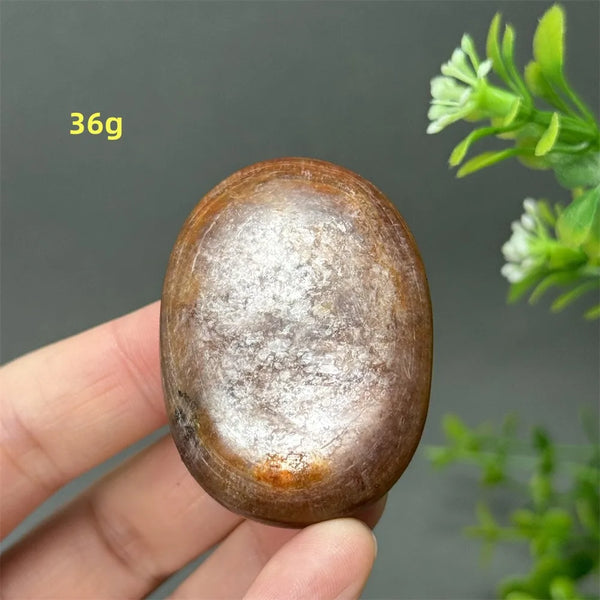 Purple Lepidolite Palm Stone-ToShay.org