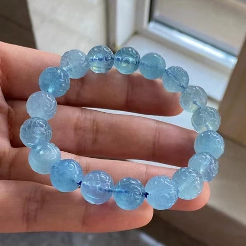 Blue Aquamarine Bracelet-ToShay.org