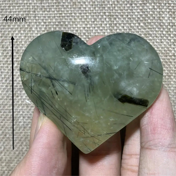 Green Grape Prehnite Hearts-ToShay.org