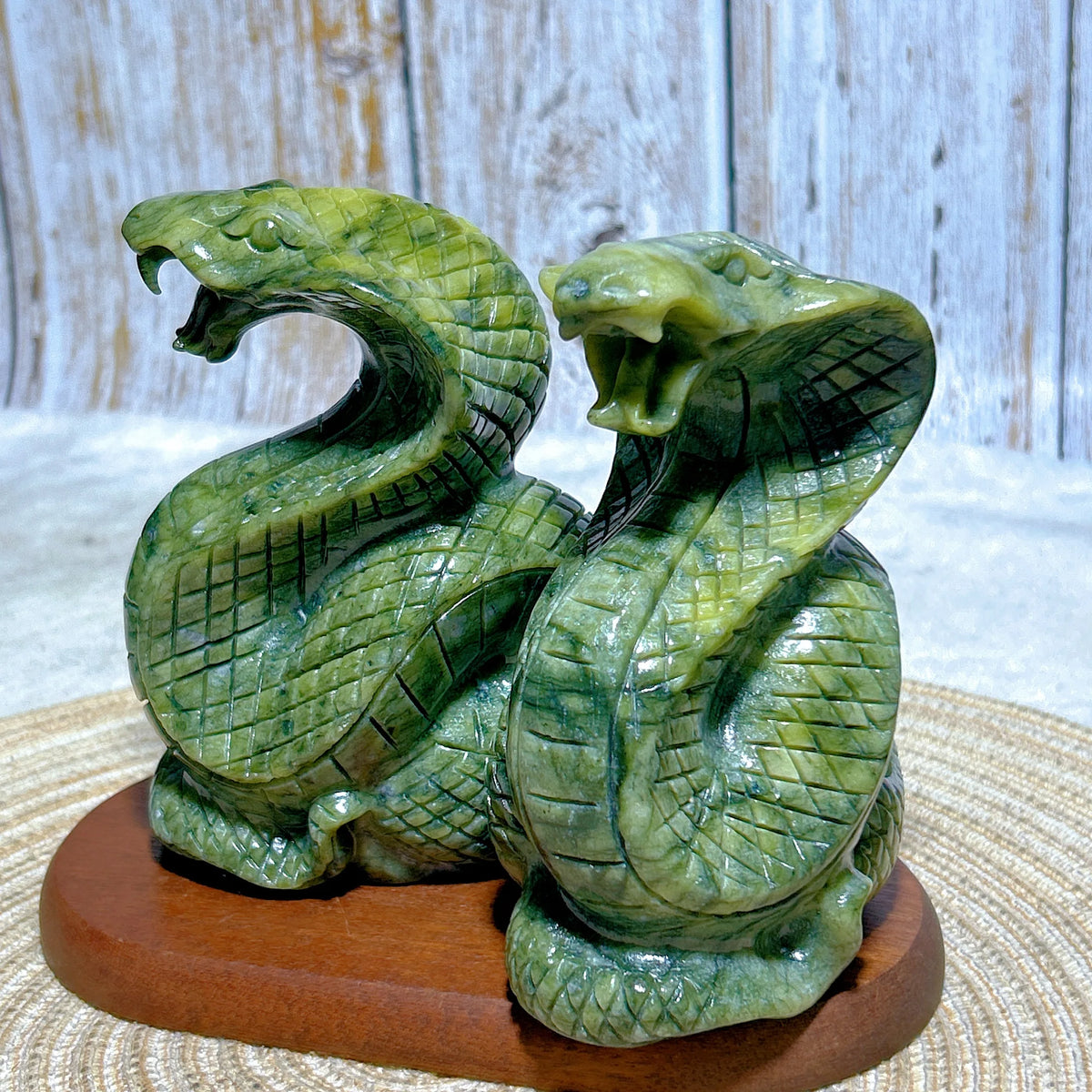 Green Jasper Cobra-ToShay.org