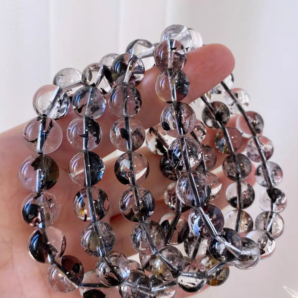 Black Rutilated Quartz Bracelet-ToShay.org